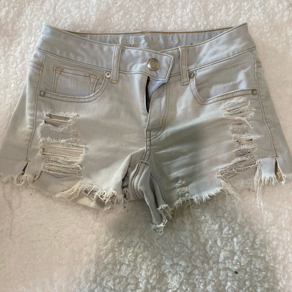 American Eagle Midi Jean Shorts